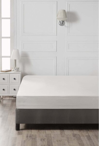 Biela napínacia bavlnená plachta 140x200 cm – Mijolnir