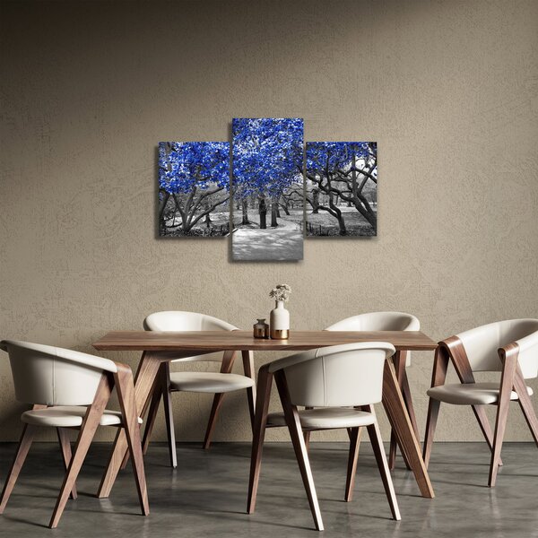 Obrázok - Modré stromy, Central Park, New York (90x60 cm)