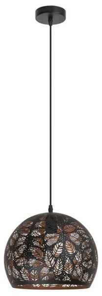 RABALUX 2276 Manorca závesné svietidlo E27 1x40W čierna, zlatá