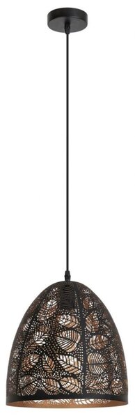 RABALUX 2277 Manorca závesné svietidlo E27 1x40W čierna, zlatá
