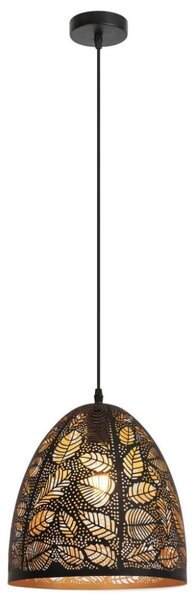 RABALUX 2277 Manorca závesné svietidlo E27 1x40W čierna, zlatá