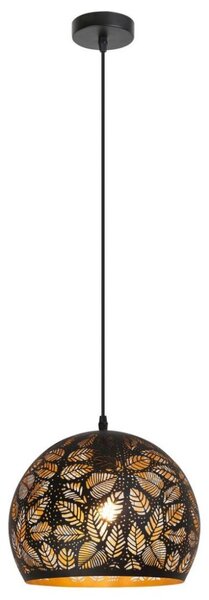 RABALUX 2276 Manorca závesné svietidlo E27 1x40W čierna, zlatá