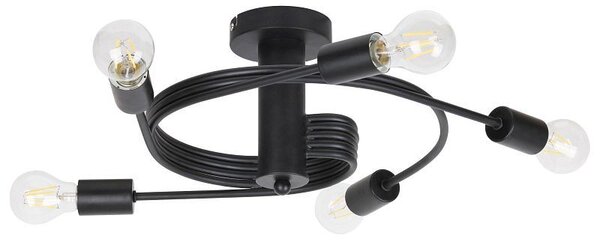 RABALUX 2096 Carly stropné svietidlo LED E27 5x15W matná čierna