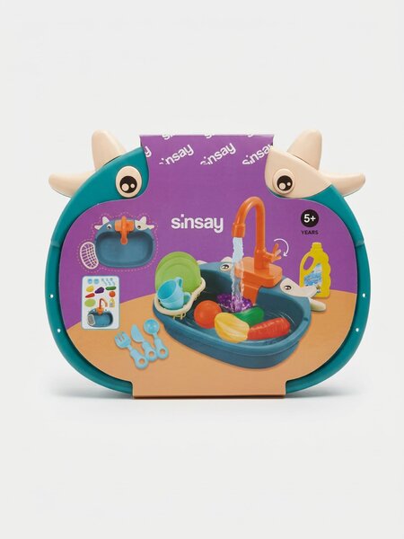 Sinsay - Elektrický detský drez s príslušenstvom - modrá