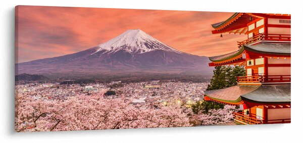 Obraz - Fujiyoshida, Japonsko (120x50 cm)