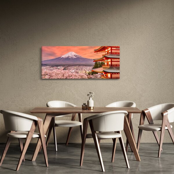 Obraz - Fujiyoshida, Japonsko (120x50 cm)