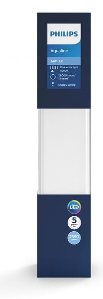 Philips 31248/31/P3 Aqualine LED stropné svietidlo 60cm 24W/2500 lm 4000K IP65