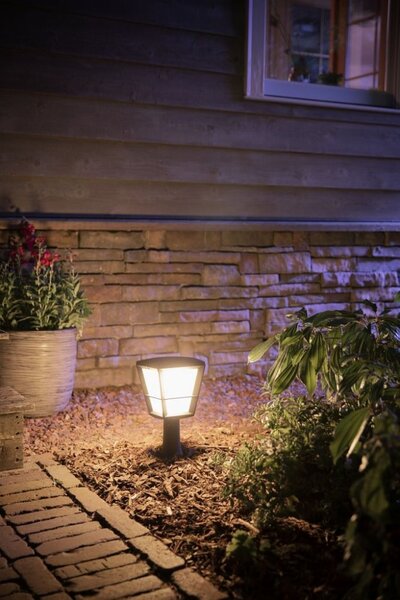 Philips HUE 17441/30/P7 Econic exteriérový záhradný stĺpik 15W=1150lm LED IP44 2200-6500K RGB