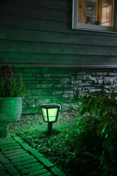 Philips HUE 17441/30/P7 Econic exteriérový záhradný stĺpik 15W=1150lm LED IP44 2200-6500K RGB