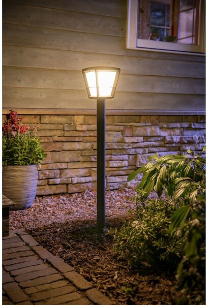 Philips HUE 17442/30/P7 Econic exteriérový záhradný stĺpik 15W=1150lm LED IP44 2200-6500K RGB