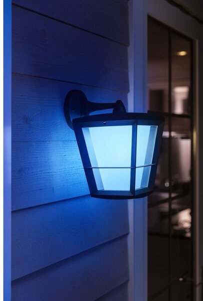 Philips HUE 17440/30/P7 Econic exteriérové nástenné svietidlo 15W=1150lm LED IP44 2200-6500K RGB