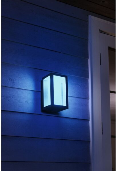Philips HUE 17429/30/P7 Impress exteriérové nástenné svietidlo 8W=1200lm LED IP44 2200-6500K RGB