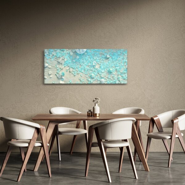Obraz - Prímorská atmosféra v tyrkysových odtieňoch (120x50 cm)