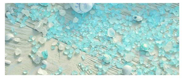 Obraz - Prímorská atmosféra v tyrkysových odtieňoch (120x50 cm)