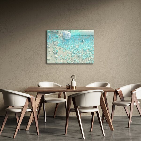 Obraz - Prímorská atmosféra v tyrkysových odtieňoch (70x50 cm)