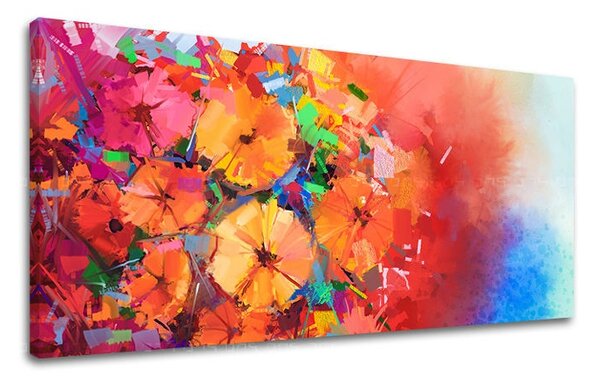Obraz na stenu PANORÁMA KVETY KV062E13 - 30x60 cm