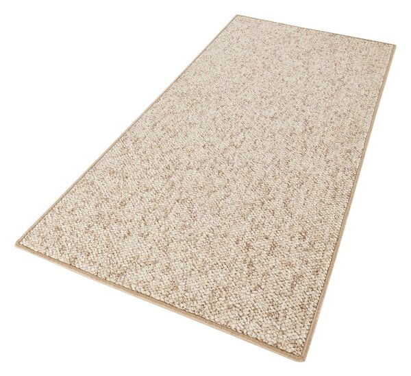 Svetlohnedý behúň 80x200 cm Wolly – BT Carpet