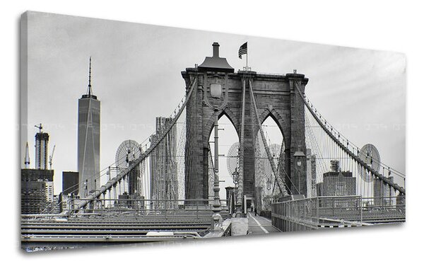 Obraz na stenu Panoráma MESTO / NEW YORK - 30x60