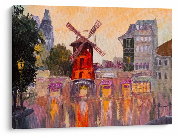 Obraz - Moulin rouge, Paríž, Francúzsko (70x50 cm)