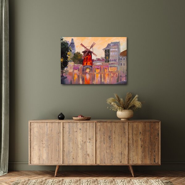 Obraz - Moulin rouge, Paríž, Francúzsko (70x50 cm)