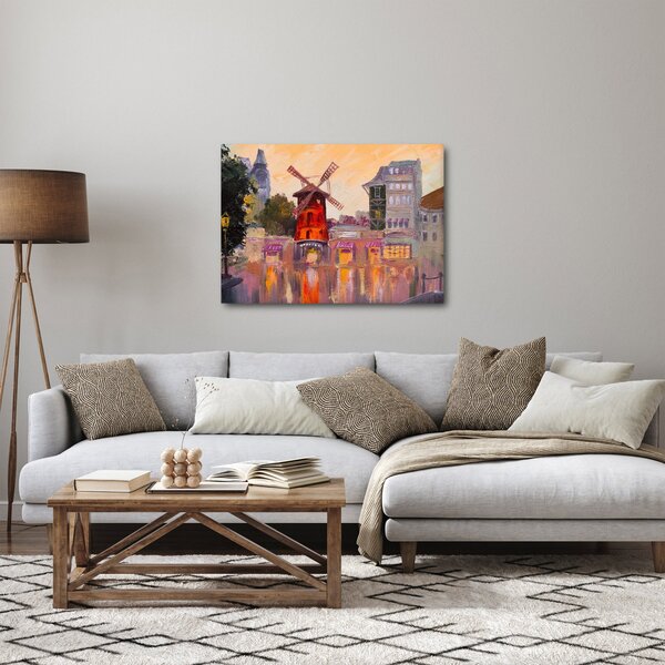 Obraz - Moulin rouge, Paríž, Francúzsko (70x50 cm)