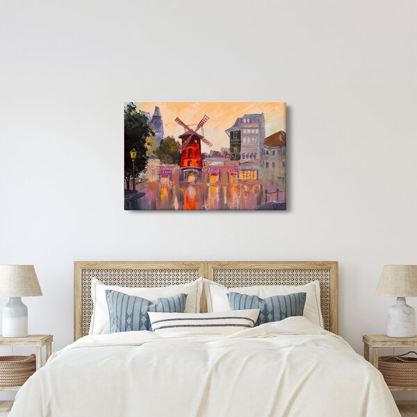 Obraz - Moulin rouge, Paríž, Francúzsko (90x60 cm)