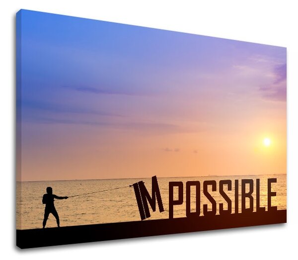 Motivačný obraz na stenu Impossible