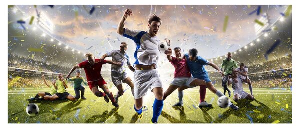 Obraz - Futbal (120x50 cm)