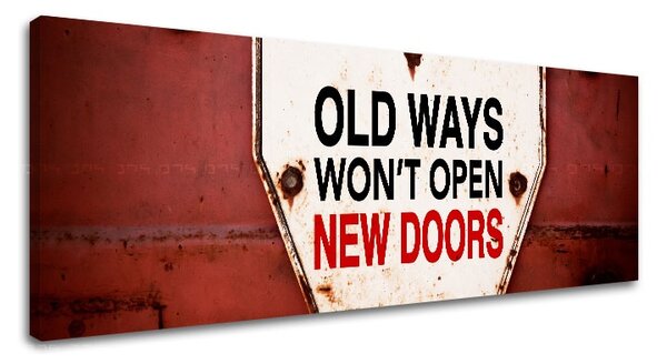 Motivačný obraz na stenu Old ways_003