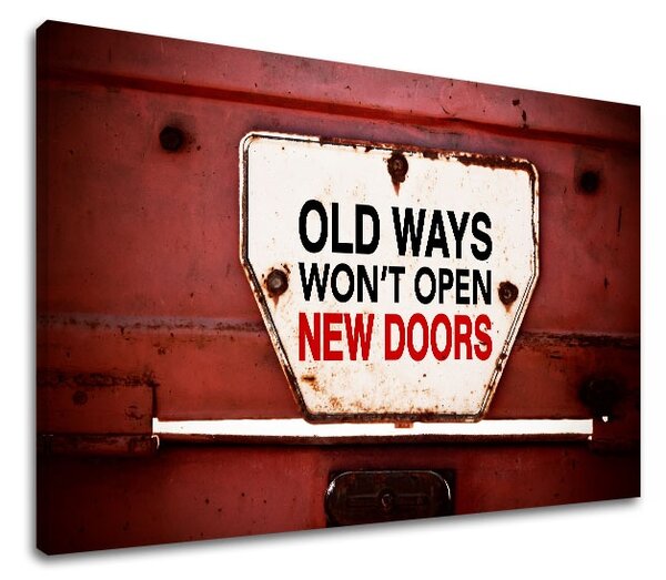 Motivačný obraz na stenu Old ways_001