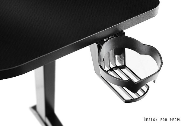 Unique elektrický herný stôl V-Game 130x61,4 cm, čierny