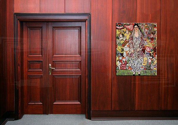 Obraz na plátne PORTRÉT FRIEDERIKE MARIA BEER – Gustav Klimt - 60x80 cm