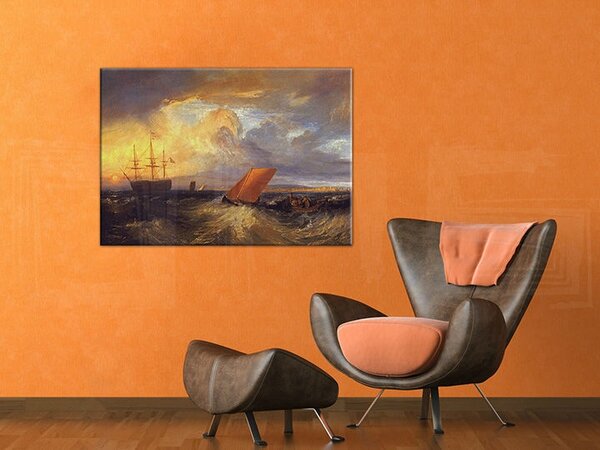 Obraz na plátne SHEERNESS VISTA DAL NORE – William Turner REP124