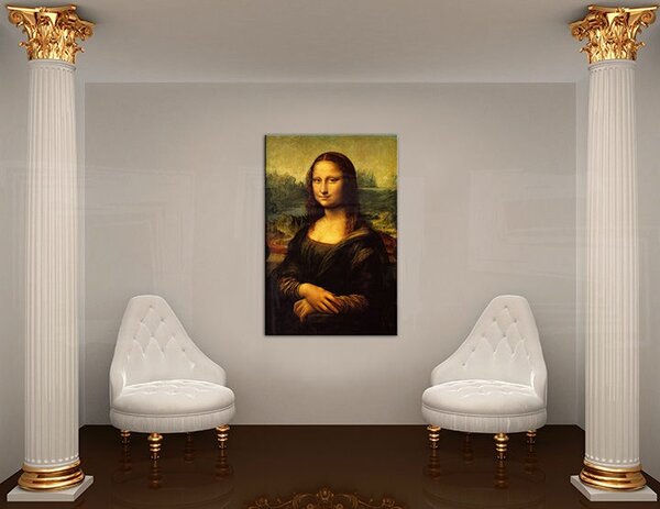 Obraz na plátne MONA LISA – Leonardo Da Vinci - 50x30 cm