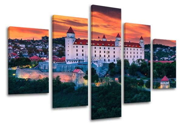 Obraz na stenu 5 dielny SLOVENSKO SK009E50