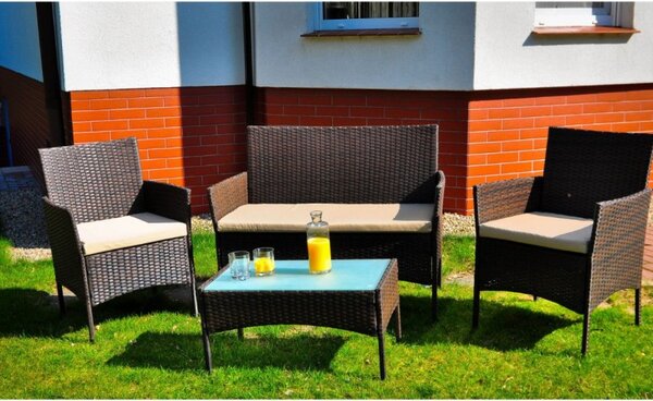 Bello Giardino sedenie na záhradu Comodo hnedá