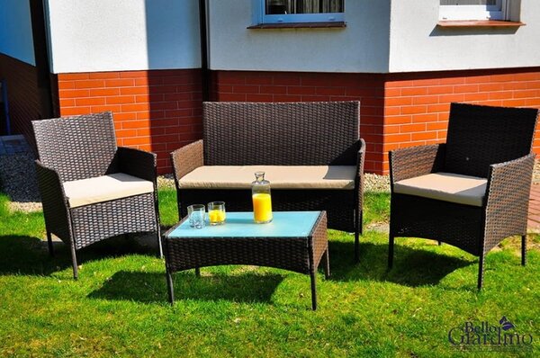 Bello Giardino sedenie na záhradu Comodo hnedá