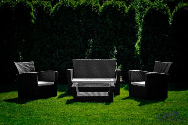 Bello Giardino záhradný set Unico čierny