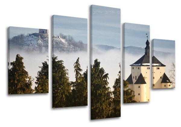 Obraz na stenu 5 dielny SLOVENSKO SK013E50
