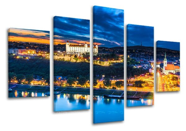 Obraz na stenu 5 dielny SLOVENSKO SK018E50