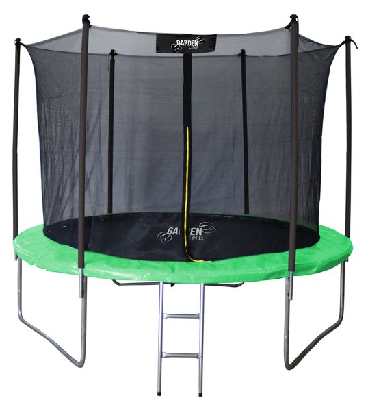 Trampolína s vnútornou sieťkou 305 cm Gardenline - zelená
