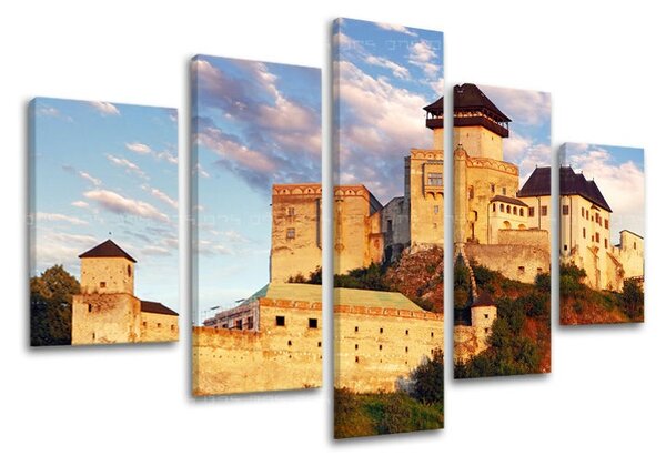 Obraz na stenu 5 dielny SLOVENSKO SK025E50