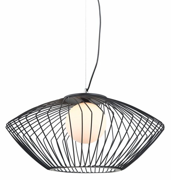 MDM-3844-1 BK ITALUX Zeno moderné závesné svietidlo 1X40W E27 IP20