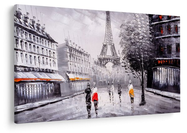 Obraz - Olejomaľba, Paríž (90x60 cm)