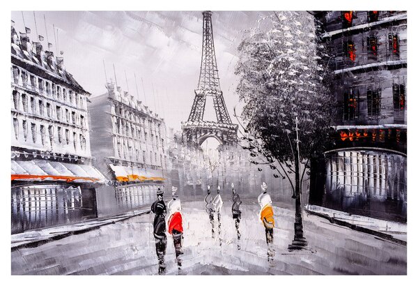 Obraz - Olejomaľba, Paríž (90x60 cm)