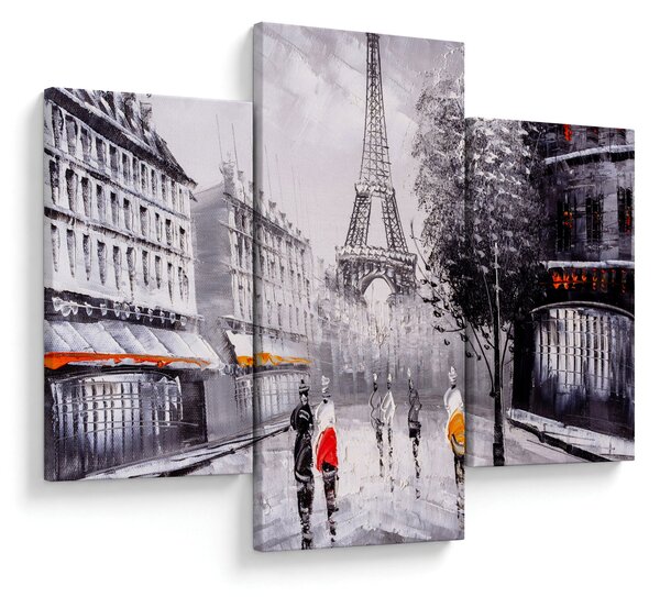 Obraz - Olejomaľba, Paríž (90x60 cm)