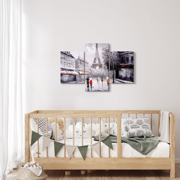 Obraz - Olejomaľba, Paríž (90x60 cm)