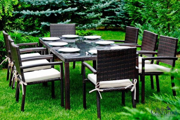Bello Giardino veľký jedálenský set Ombroso Grande
