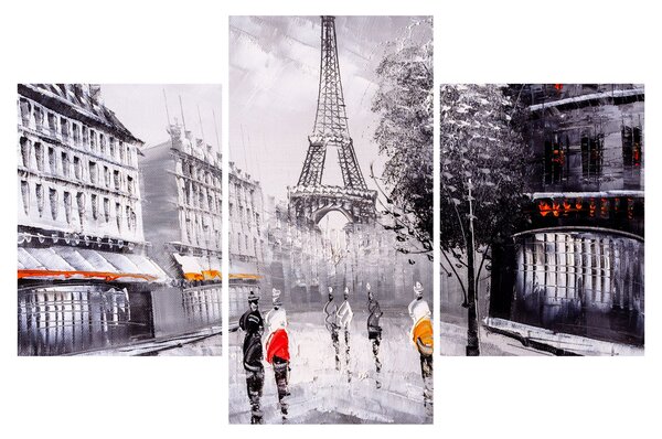 Obraz - Olejomaľba, Paríž (90x60 cm)