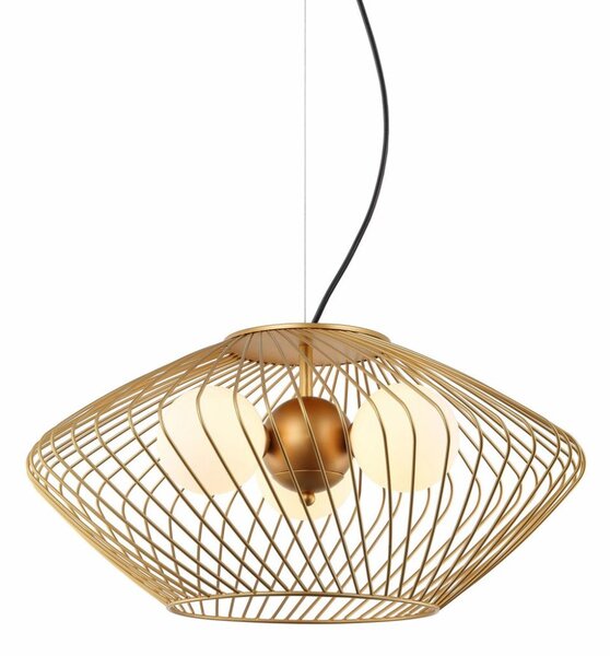MDM-3845-3 GD ITALUX Zeno moderné závesné svietidlo 3X25W G9 IP20